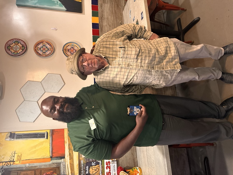 Joe Smith with a longtime resident
