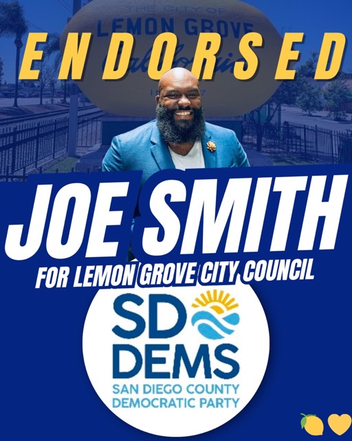 Endorsement from San Diego County Democratic Party, County Party