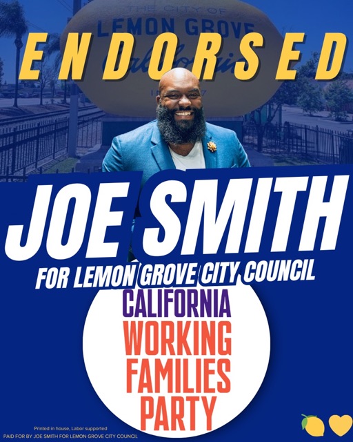 Endorsement from California Working Families Party, Statewide Party